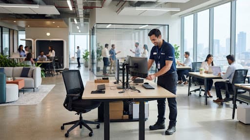 Modern office supported by Taskoor professionals